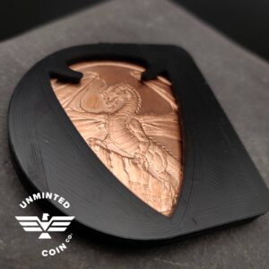 UnMinted 1oz Round "Arrowhead" Coin Cutting Tracing Jig