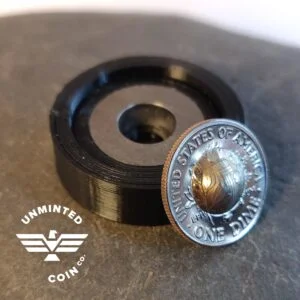UnMinted Dime Cowboy Hat Doming Puck