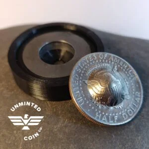 UnMinted Half Dollar Cowboy Hat Doming Puck