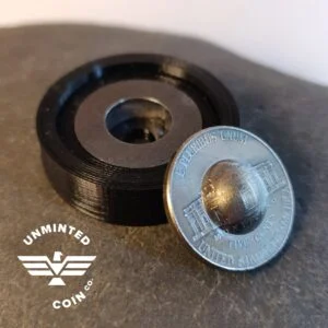 UnMinted Nickel Cowboy Hat Doming Puck