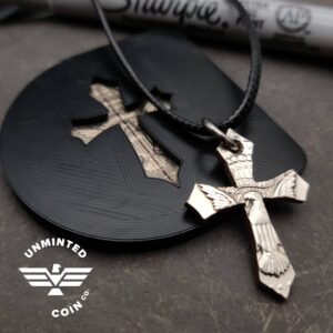 UnMinted Half Dollar "Gothic Cross" Coin Cutting Tracing Jig
