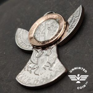 UnMinted Half Dollar Angel Christmas Tree Ornament